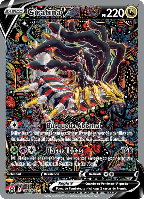 Giratina V · Origen Perdido 186/196