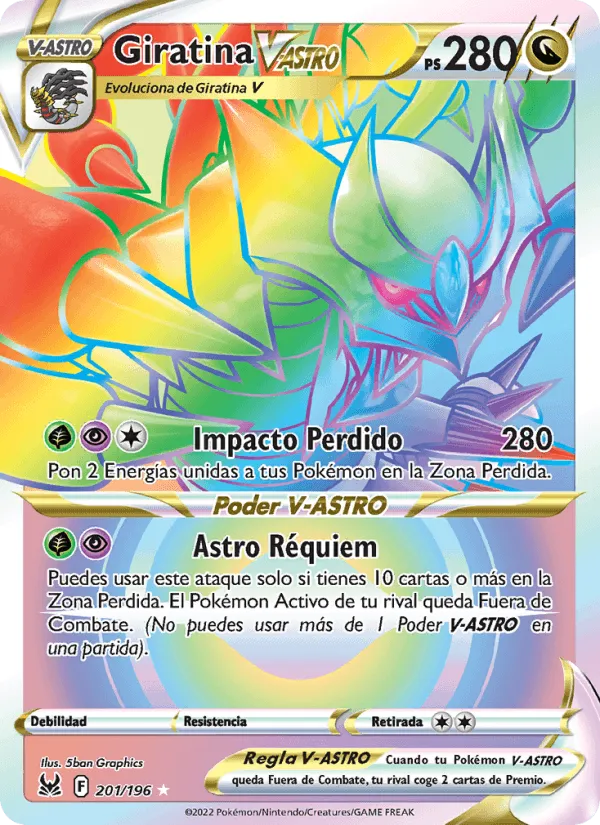 Giratina V-ASTRO · Origen Perdido 201/196