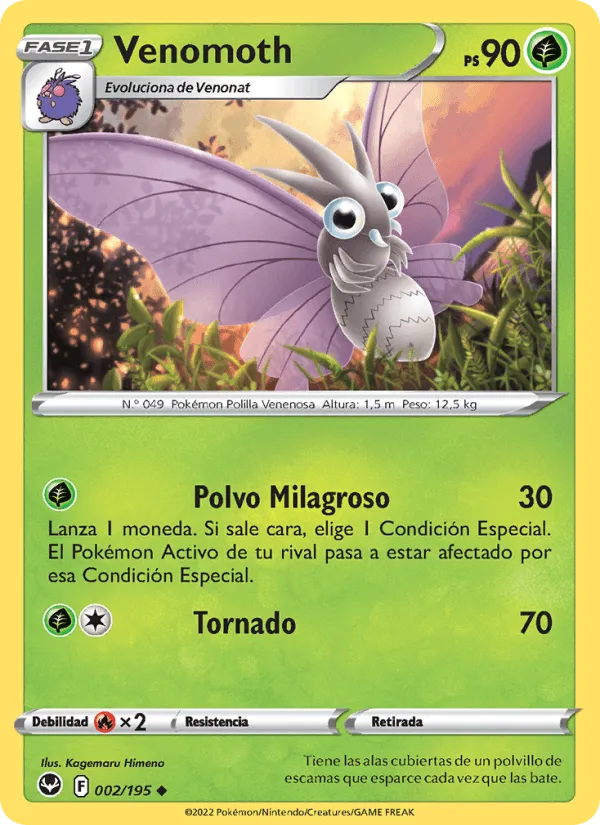 Venomoth · Tempestad Plateada 002/195