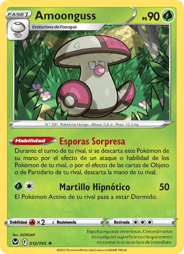 Amoonguss · Tempestad Plateada 012/195