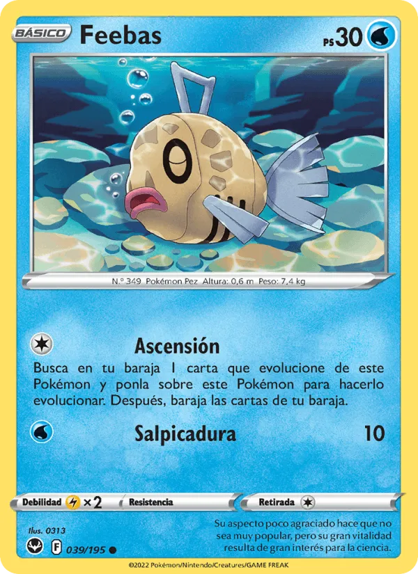 Feebas · Tempestad Plateada 039/195