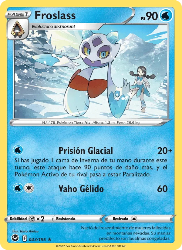 Froslass · Tempestad Plateada 043/195