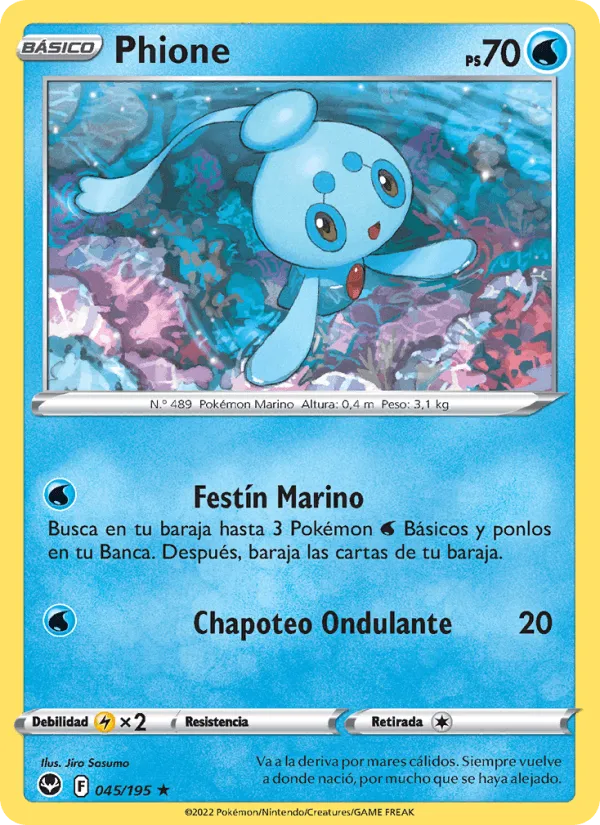 Phione · Tempestad Plateada 045/195