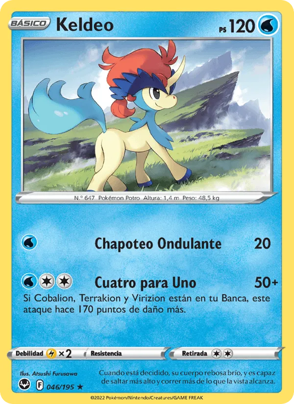 Keldeo · Tempestad Plateada 046/195