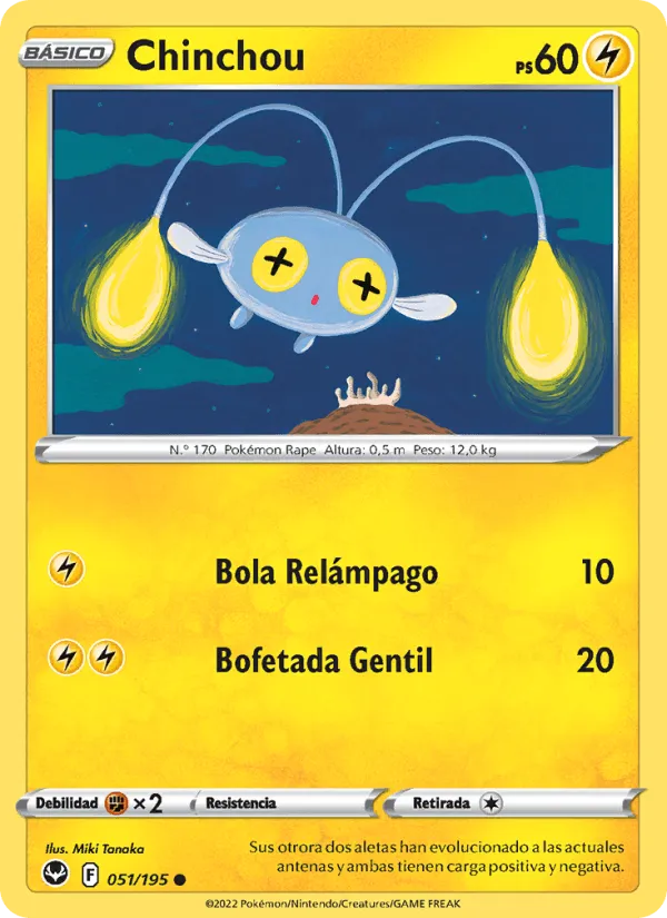 Chinchou · Tempestad Plateada 051/195