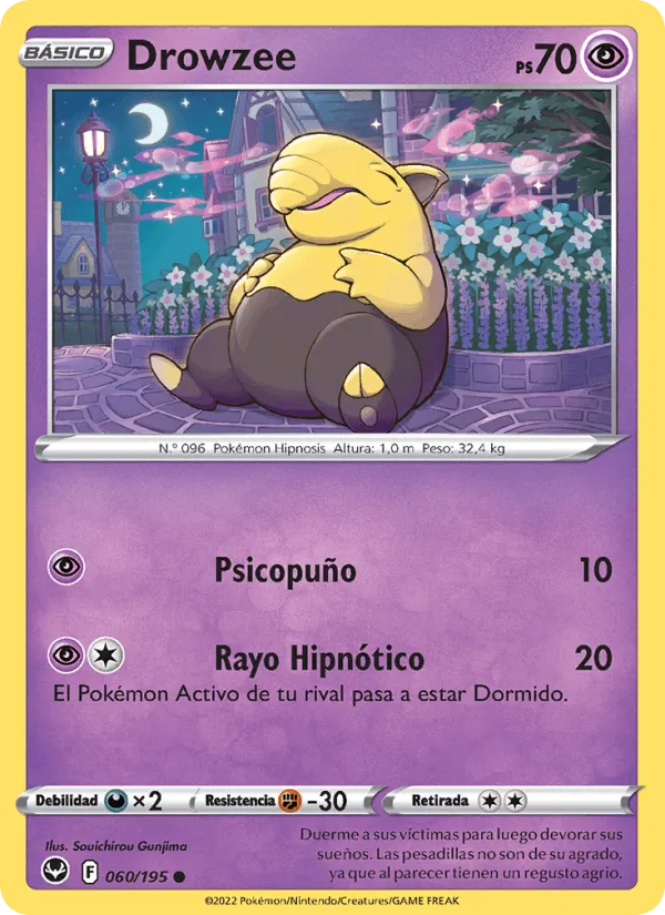 Drowzee · Tempestad Plateada 060/195