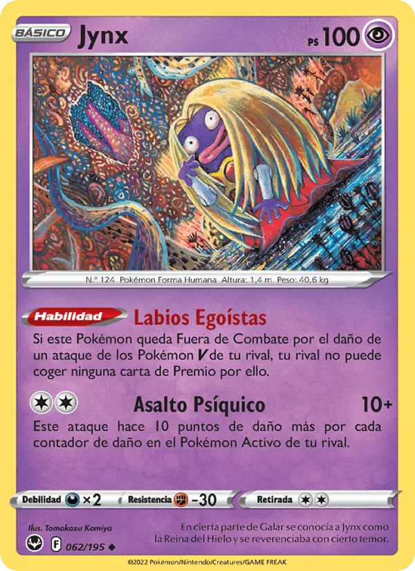 Jynx · Tempestad Plateada 062/195
