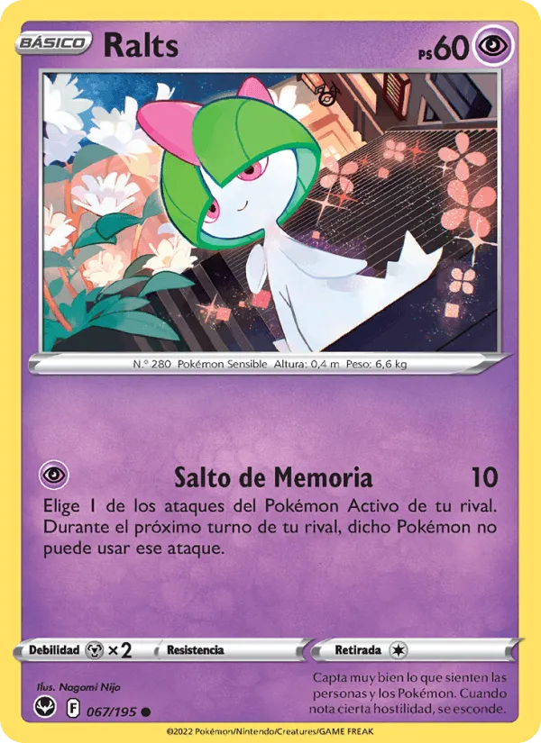 Ralts · Tempestad Plateada 067/195