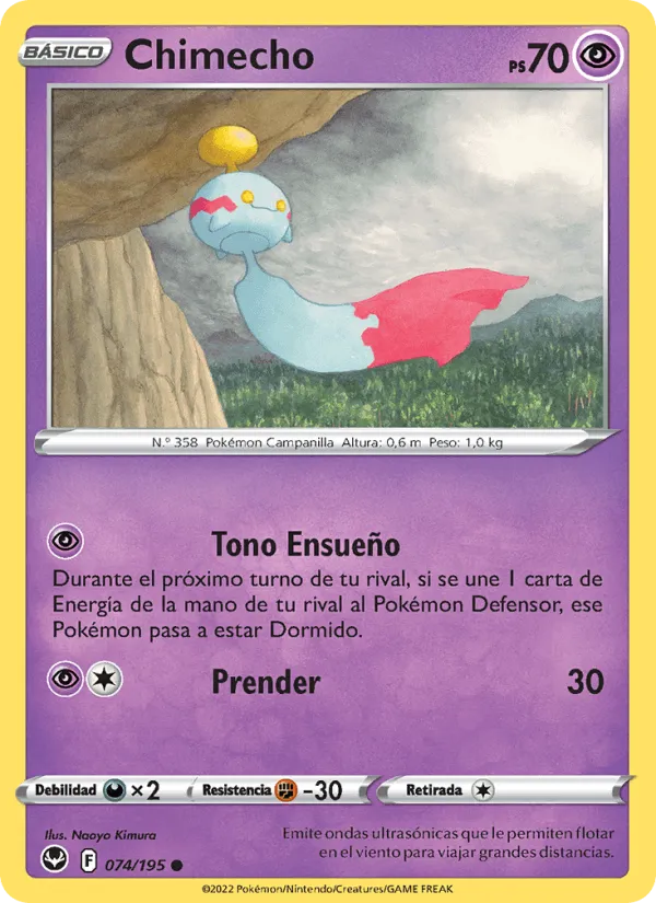 Chimecho · Tempestad Plateada 074/195