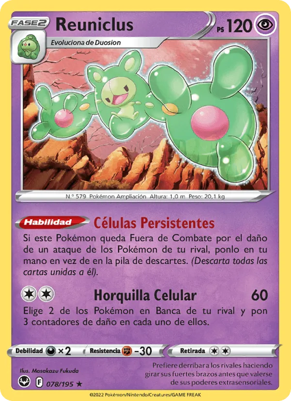 Reuniclus · Tempestad Plateada 078/195