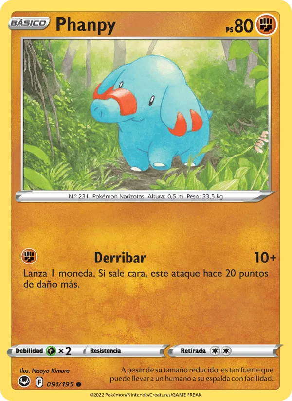 Phanpy · Tempestad Plateada 091/195
