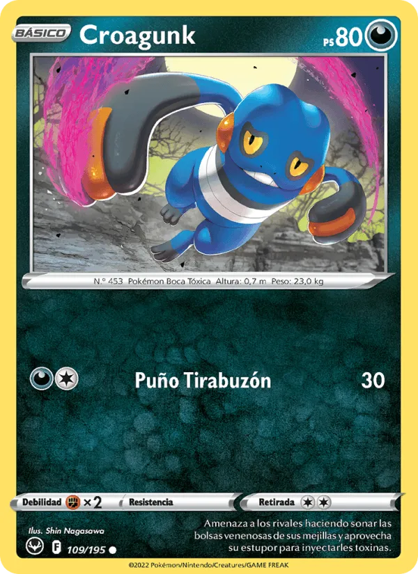 Croagunk · Tempestad Plateada 109/195