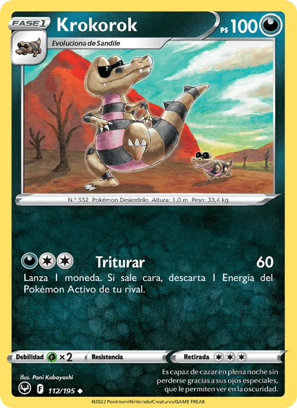 Krokorok · Tempestad Plateada 112/195