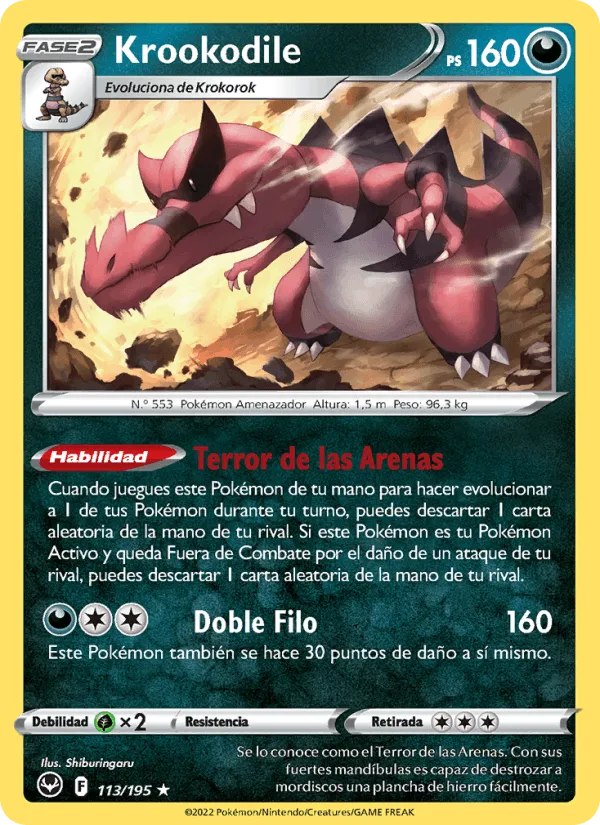 Krookodile · Tempestad Plateada 113/195