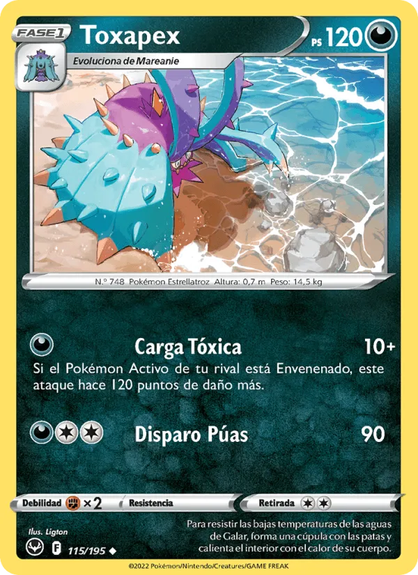 Toxapex · Tempestad Plateada 115/195