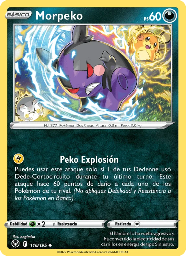 Morpeko · Tempestad Plateada 116/195