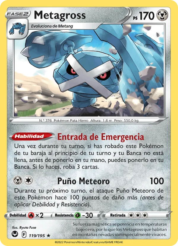 Metagross · Tempestad Plateada 119/195