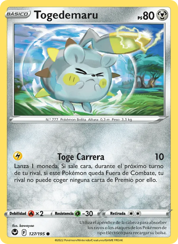 Togedemaru · Tempestad Plateada 127/195