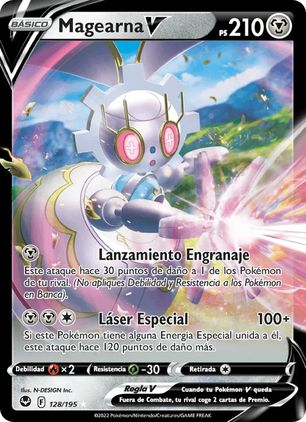 Magearna V · Tempestad Plateada 128/195