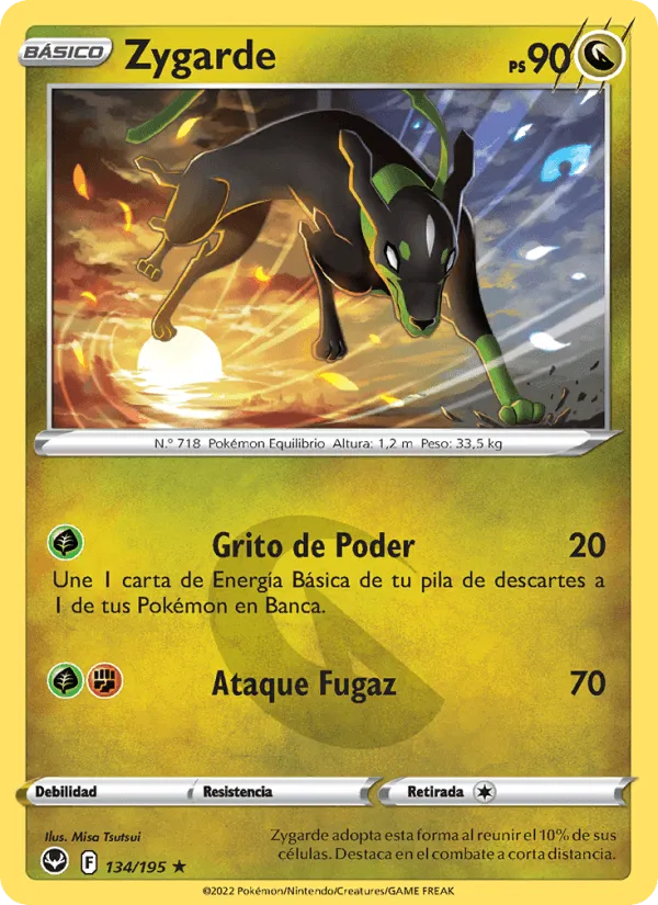 Zygarde · Tempestad Plateada 134/195