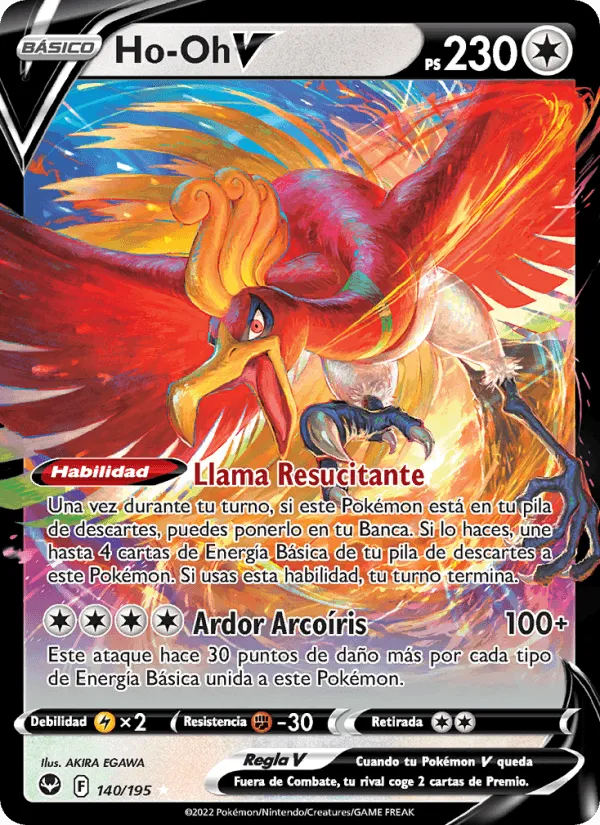 Ho-Oh V · Tempestad Plateada 140/195