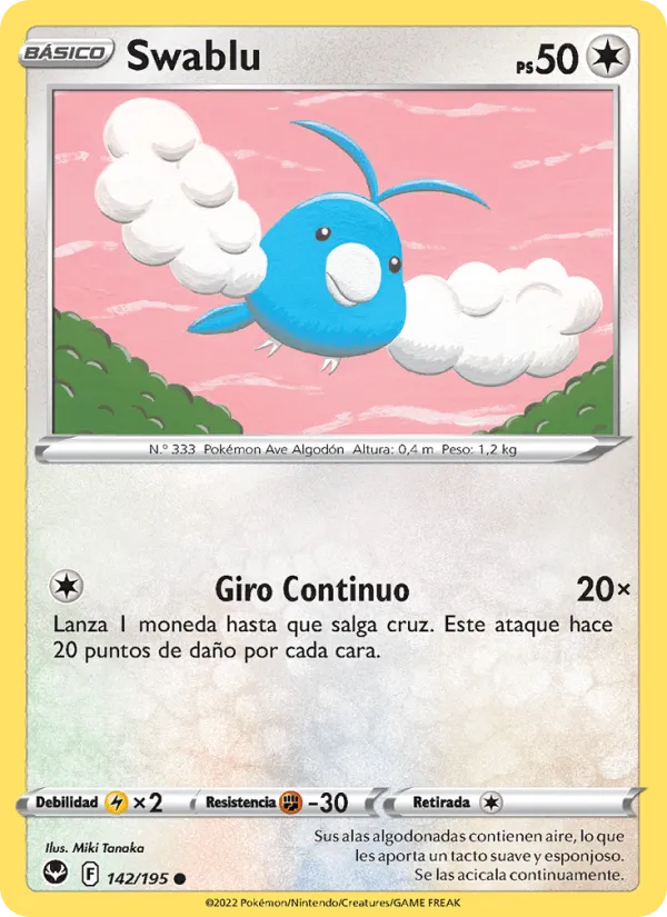 Swablu · Tempestad Plateada 142/195