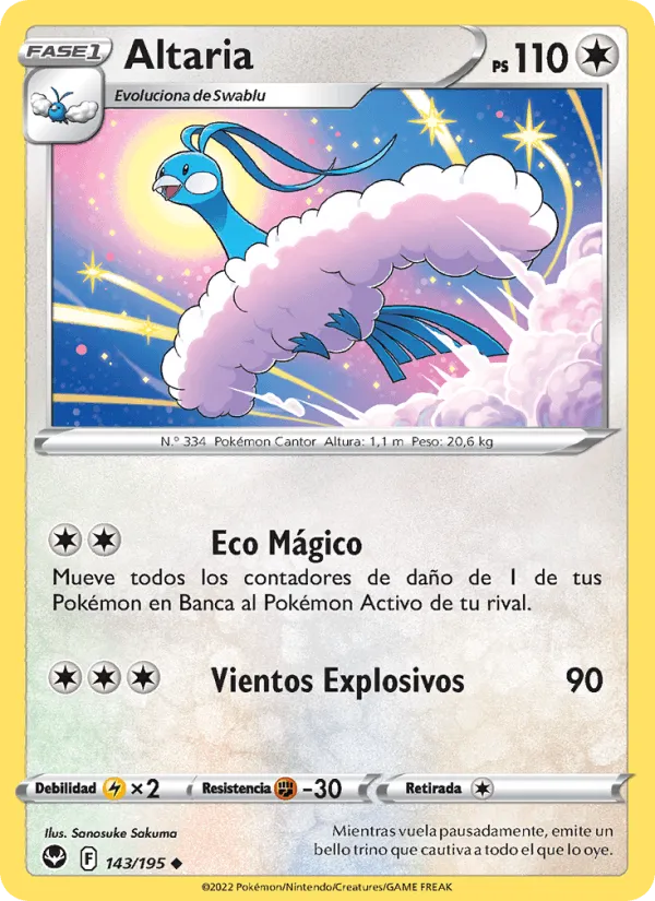 Altaria · Tempestad Plateada 143/195