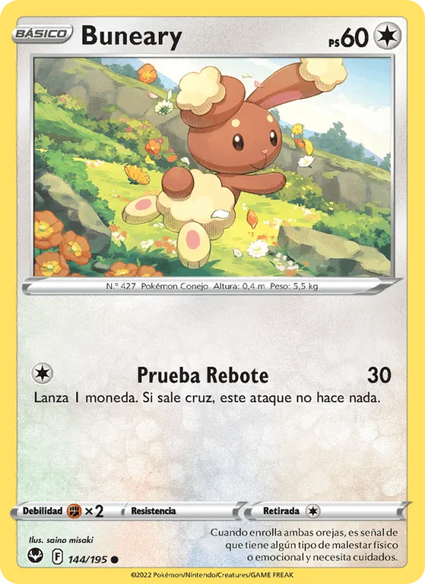 Buneary · Tempestad Plateada 144/195