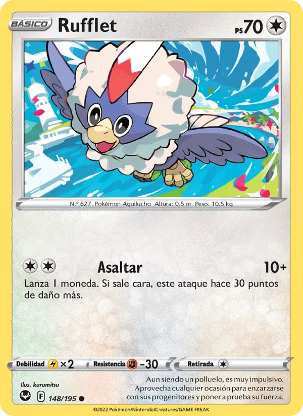 Rufflet · Tempestad Plateada 148/195