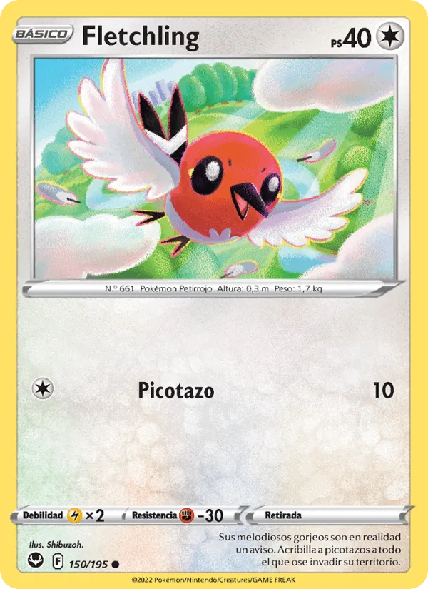 Fletchling · Tempestad Plateada 150/195