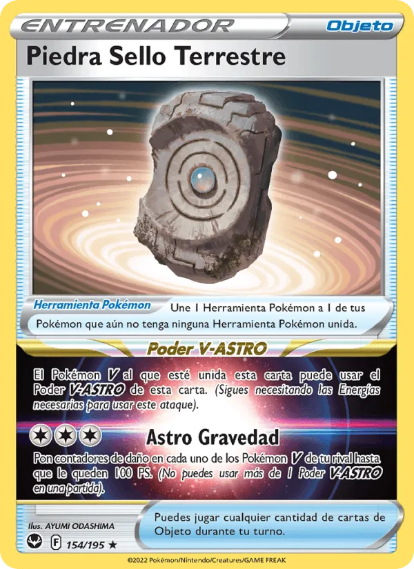 Piedra Sello Terrestre · Tempestad Plateada 154/195