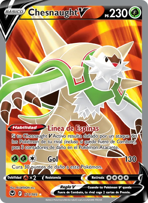 Chesnaught V · Tempestad Plateada 171/195
