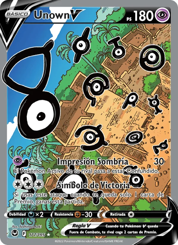 Unown V · Tempestad Plateada 177/195