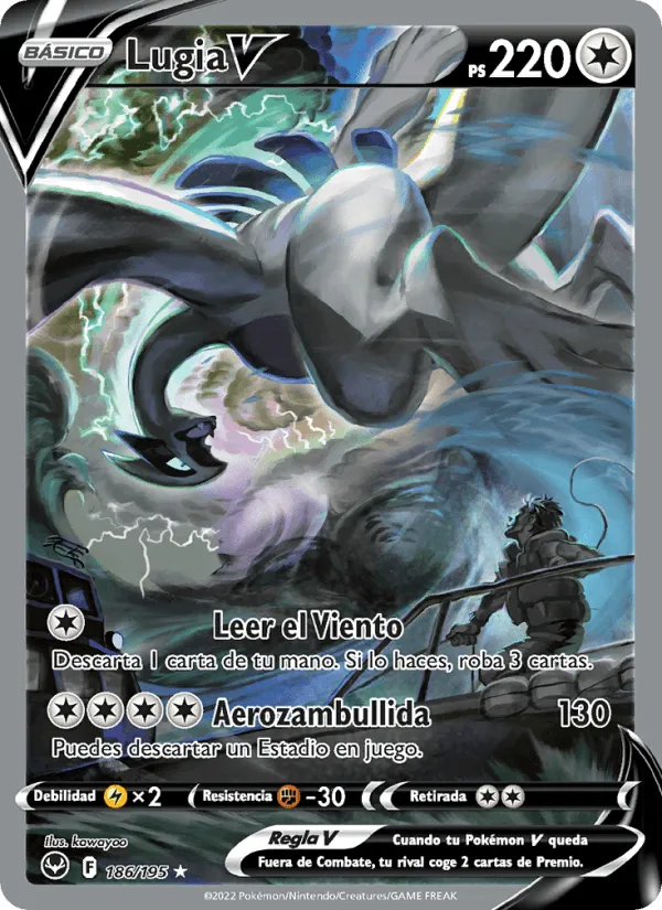 Lugia V · Tempestad Plateada 186/195