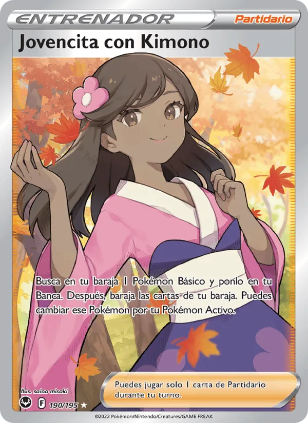 Jovencita con Kimono · Tempestad Plateada 190/195