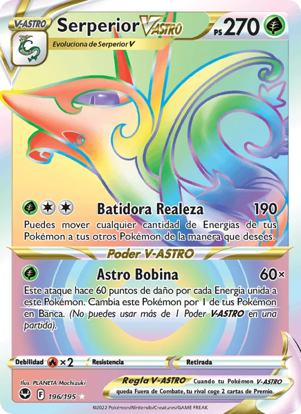 Serperior V-ASTRO · Tempestad Plateada 196/195