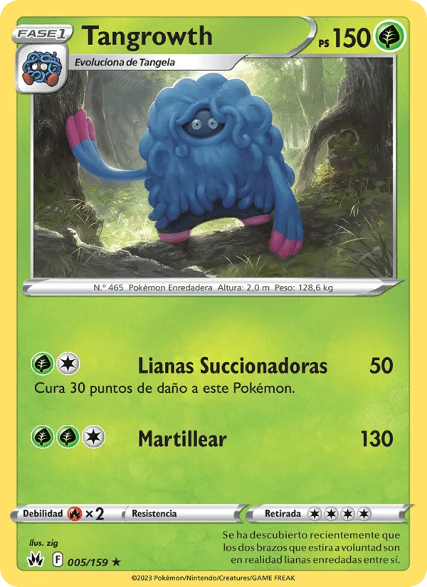 Tangrowth · Cenit Supremo 005/159