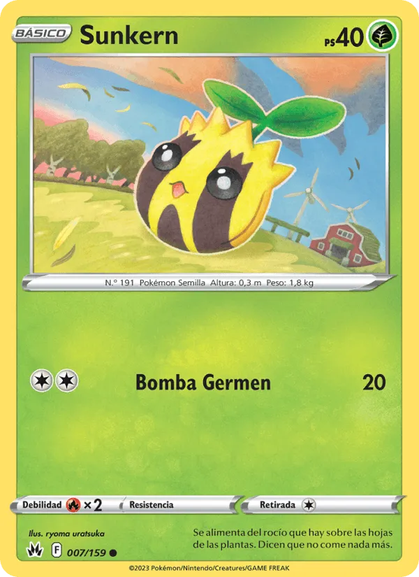 Sunkern · Cenit Supremo 007/159