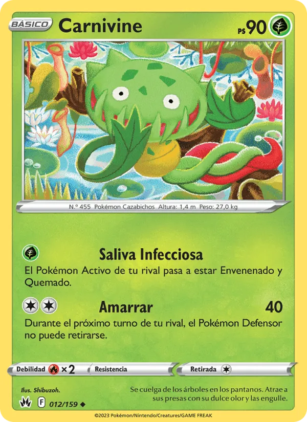 Carnivine · Cenit Supremo 012/159