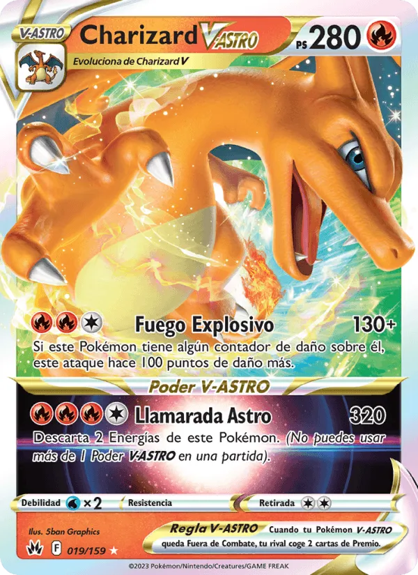 Charizard V-ASTRO · Cenit Supremo 019/159
