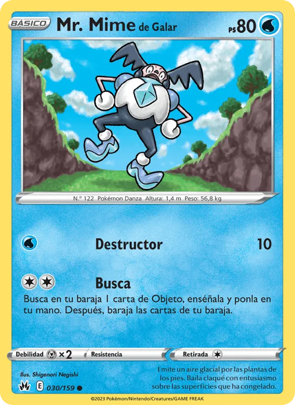 Mr. Mime de Galar · Cenit Supremo 030/159