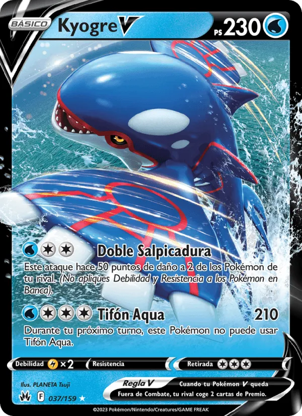 Kyogre V · Cenit Supremo 037/159
