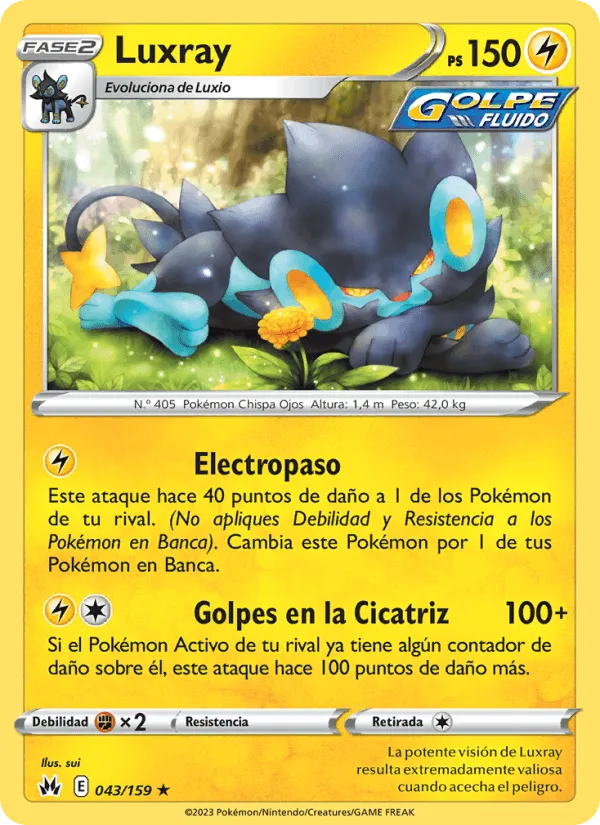 Luxray · Cenit Supremo 043/159