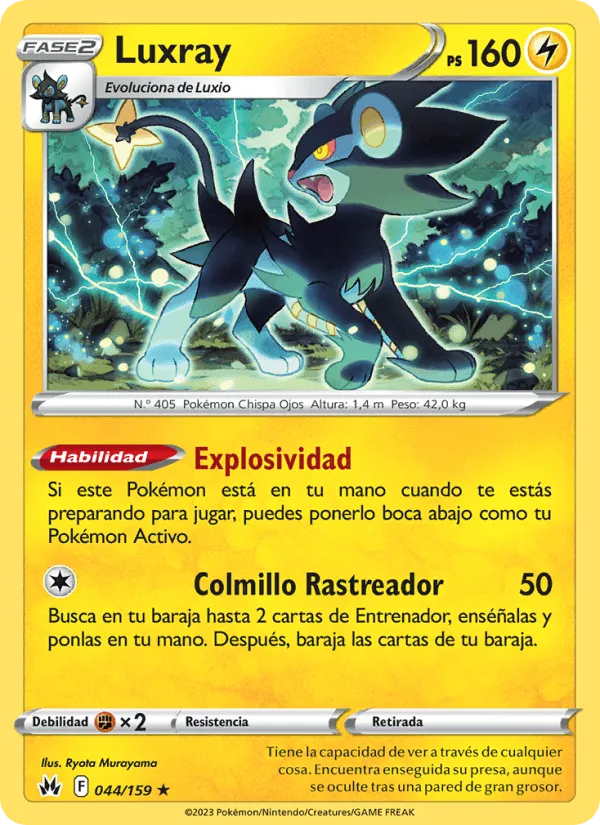 Luxray · Cenit Supremo 044/159
