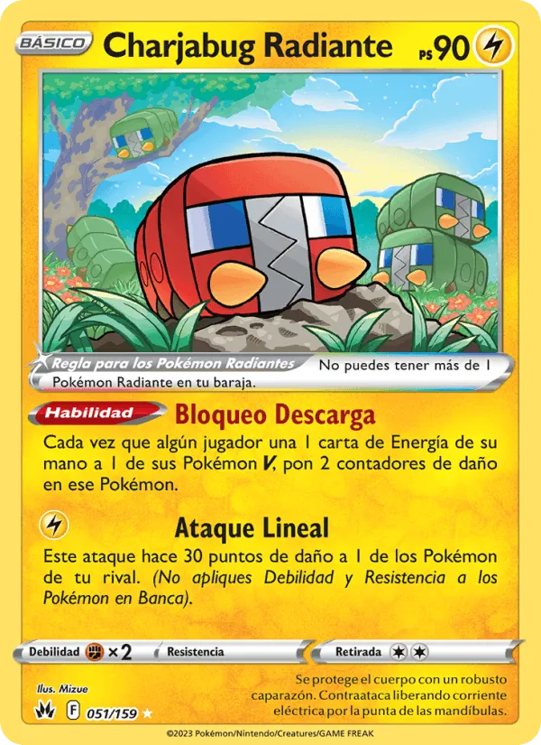 Charjabug Radiante · Cenit Supremo 051/159