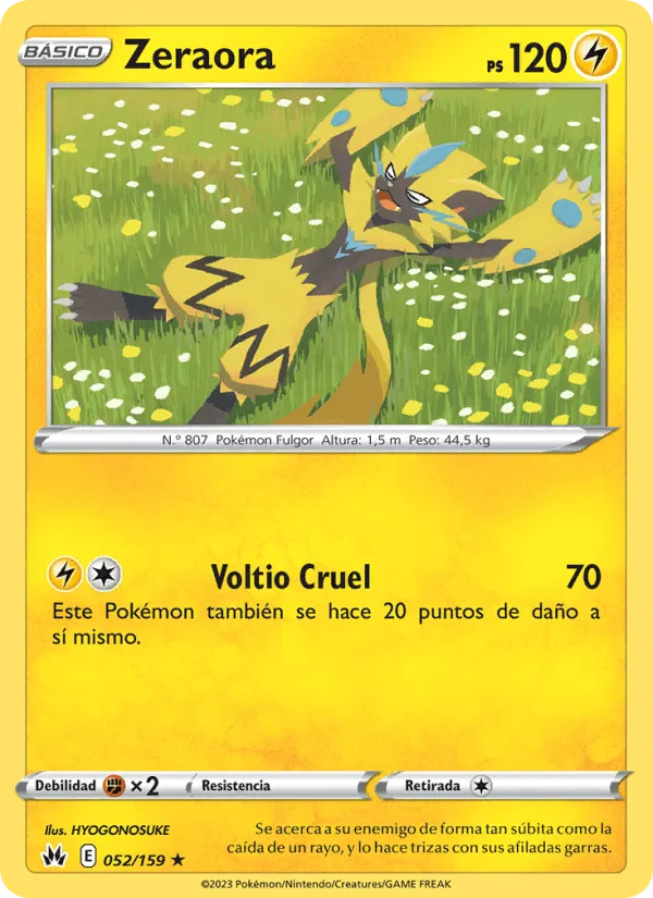 Zeraora · Cenit Supremo 052/159
