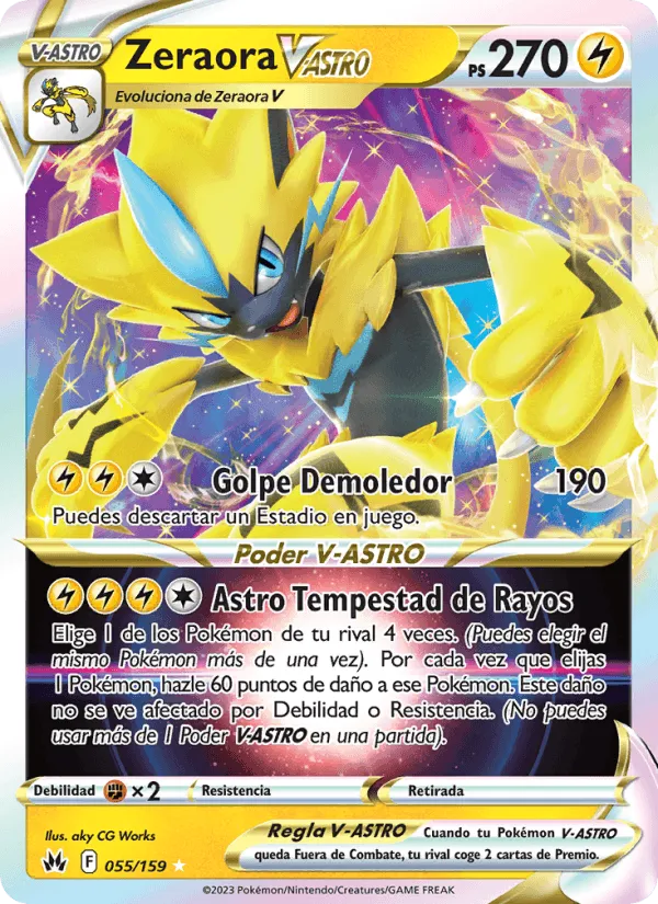 Zeraora V-ASTRO · Cenit Supremo 055/159