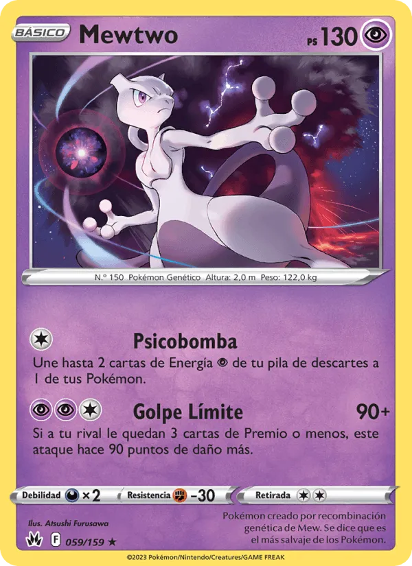 Mewtwo · Cenit Supremo 059/159