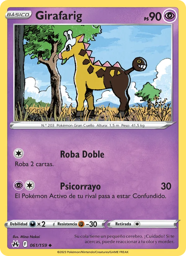 Girafarig · Cenit Supremo 061/159