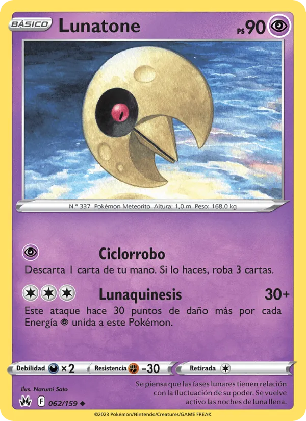 Lunatone · Cenit Supremo 062/159